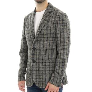 GIACCA CHECKED SEINSE BEIGE